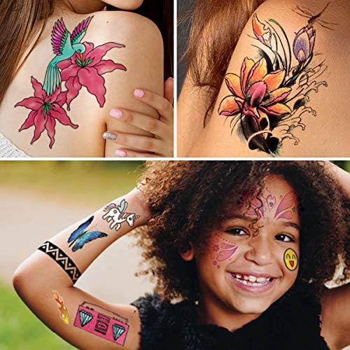 Miniatura 5 de VViViD Papel de tatuaje temporal de inyección de tinta imprimible fácil de aplicar, paquete de 2 hojas (paquete de 2 (4 hojas))