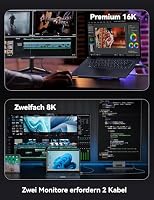 OHBUYAGN 80Gbps USB 4 V2.0 Kompatibel mit Thunderbolt 5 Kabel,USB C Thunderbolt,PD 3.1 240W Schnellladekabel Unterstützt 16K@60Hz 8K@60Hz 4K@240Hz Displays für Thunderbolt 4/3,Laptop,USB4,SSD – Ansicht 5