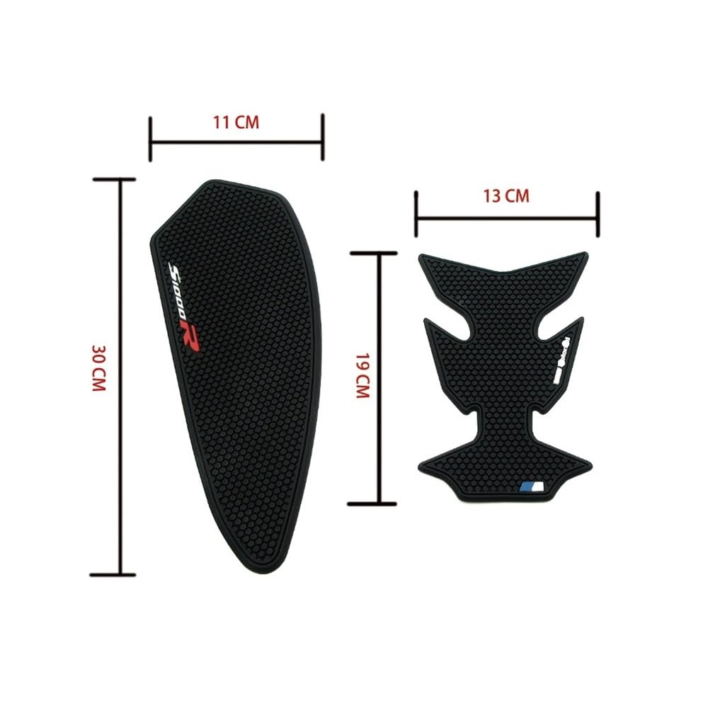 protège réservoir autocollant Pour S1000R S1000 R M1000R 2021 Moto Antidérapant Réservoir Pad Côté Gaz Poignée Traction Protecteur Autocollant Décalcomanies