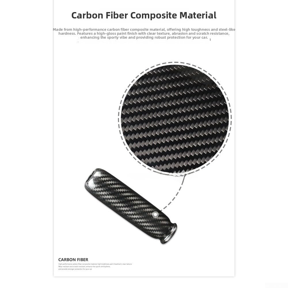 Handbremsgriff aus Karbonfaser für Mini Cooper 2001–2015, passend für R50, R53, R52, R55, R56, R57, R58, R59