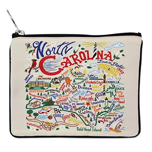 Catstudio North Carolina Zipper Pouch Purse Travel Cosmetic Bag