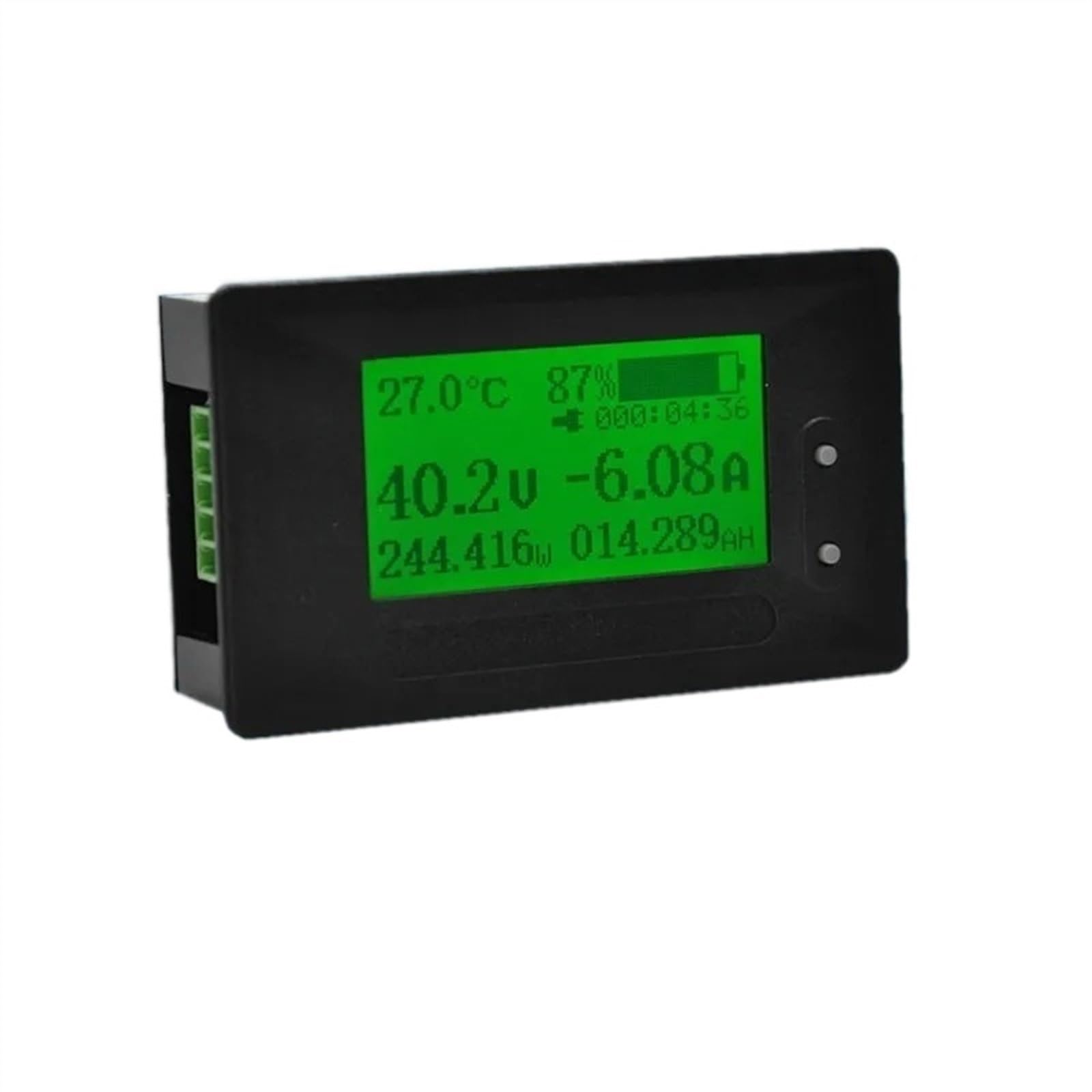 MMUNNA GC97 DC 8-200 V 500 A woltomierz amperomierz tester akumulatora samochodowego kulometr pojemność prąd miernik mocy monitor 12 V 24 V 48 V (kolor: 50 A bez bocznika)