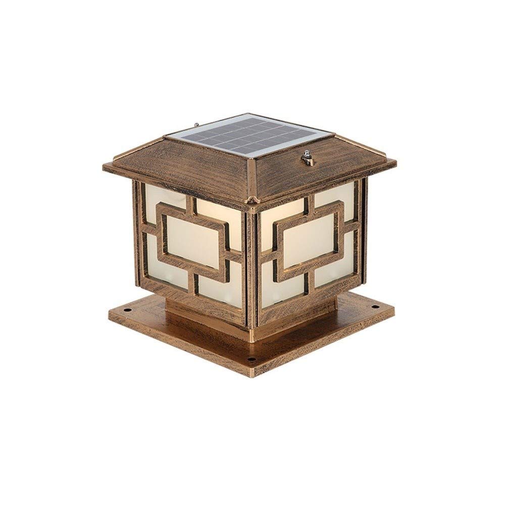 Lampe solaire créative LED imperméable cour patio véranda porte entrée