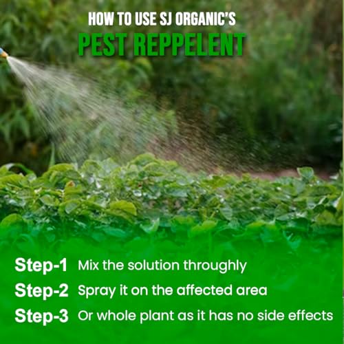 Image of SJ Organics Pest Repellent 250ml Compact Spray Bottle For Home Gardening