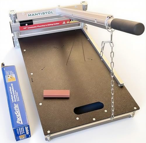 13" Pro Laminate/Vinyl Floor Cutter with Floor Installation Kit, 15°/30°/ 45° ​Instant Cuts in One Step, Cuts Laminate Floor, Engineer Wood, LVP/T, VCT, SPC, WPC, Rigid core, Siding & More; Best Buy！