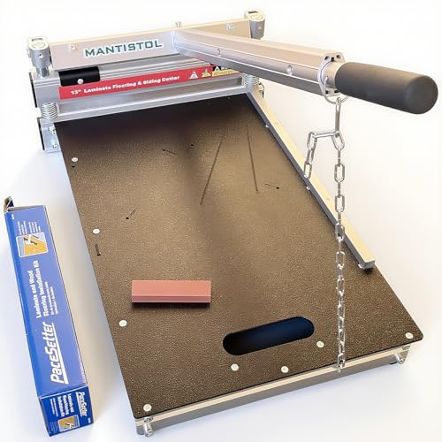 MantisTol 330mm Laminatschneider MC-330,Perfekt für Parkettarten,Laminat, Edelhölzer, Vinyl-Bodenbeläge, Vinylpaneele, Vinylfliesen, PVC-Vinyl,Vinyl-Laminat,Paneele, Täfelung, Kork und mehr