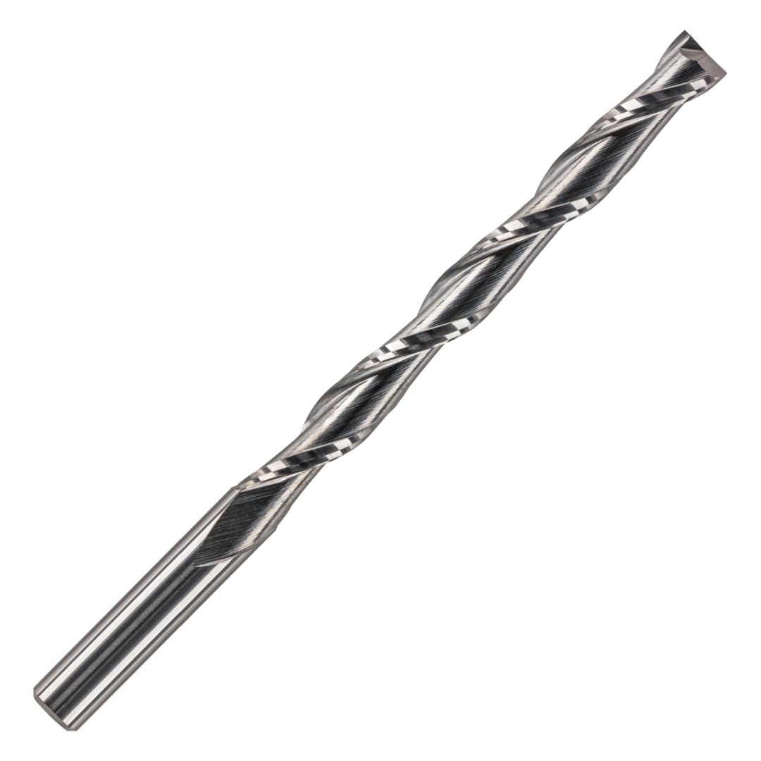 Rennie Tool 6mm Cut x 62mm Flute x 6mm Shank 2F Spiral Up Cut Router Bit