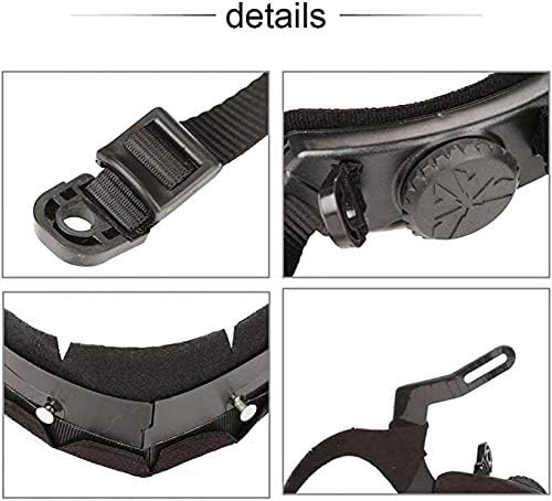 Tactical Fast Helmet Adjustable Strap Hunting Wargame Helmet Inner Locking Strap System Military Airsoft Helmet Accessories