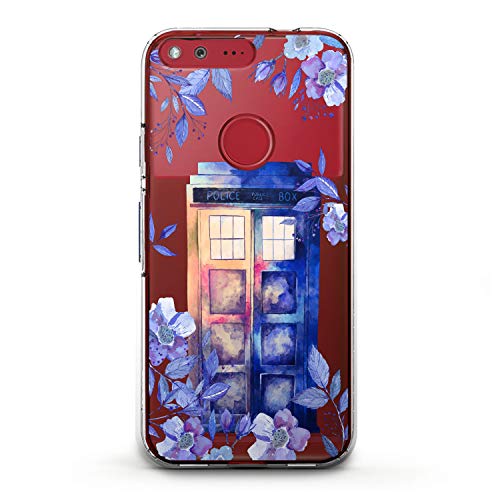 Lex Altern Tpu Case Google Pixel 7 Pro 6A 5A Xl 4A 5G 2 Xl 3 Xl 3A Xl 4 Xl Blue Clear Cute Box Girls Design Print Floral Police Teens Who Lightweight Cover Slim Fit Smooth Soft Doctor Women #TOP3