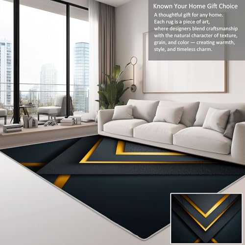 Tapis salon triangles géométriques gris 180x240cm moderne doux - 5