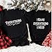 Personalized Handmade I Have Everything I Need Matching Couples Shirt, Funny Christmas Graphic Tee, Holiday Party Shirt, I Have Everything I Want T-Shirt, Christmas Couple Tee
