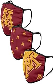 FOCO NCAA unisex-adult College Face Cover - Adult - 3 Pack