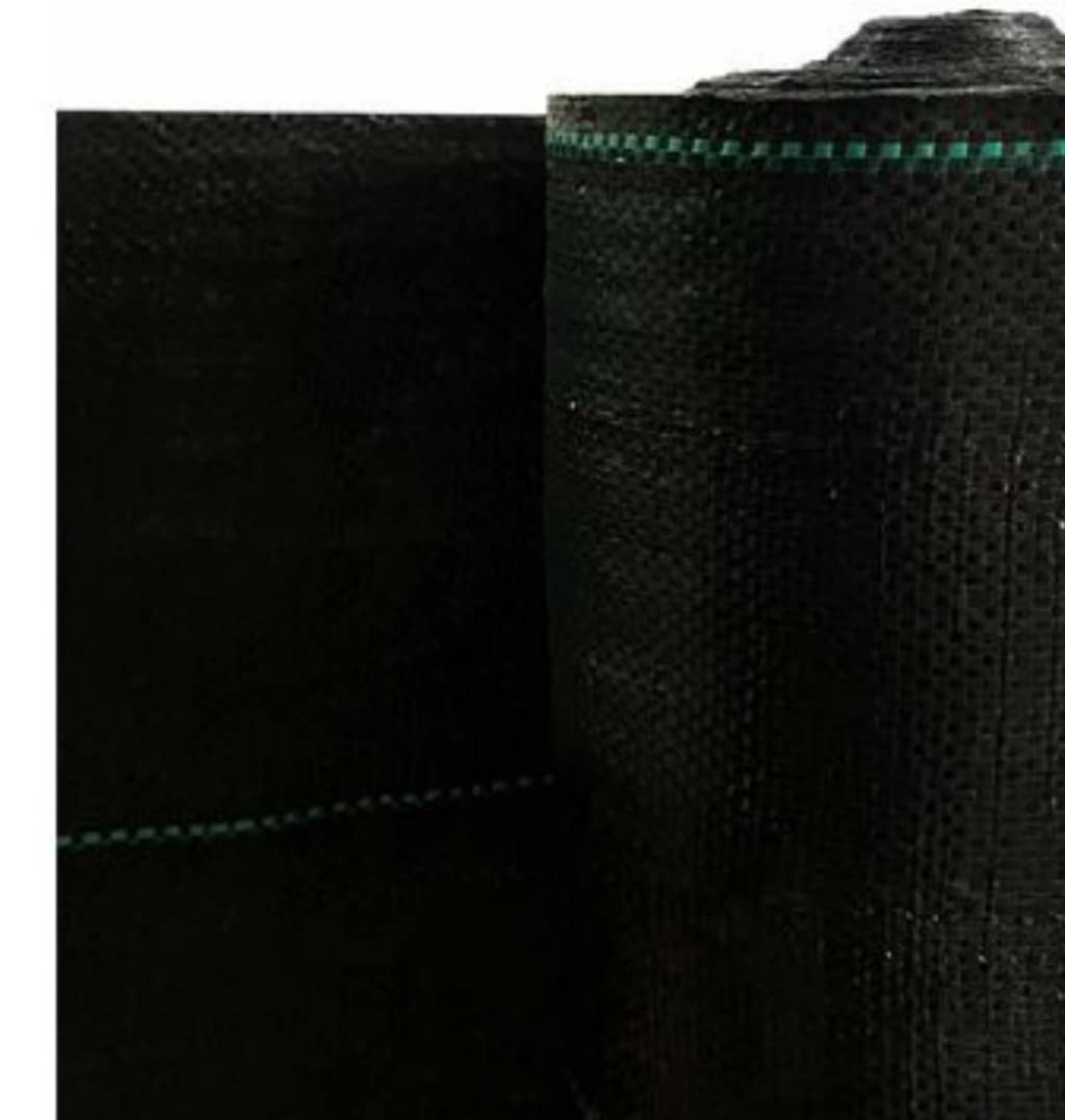 Mugar- Mallas Anti-Hierba de 110g/m2.- Mallas Antimaleza y Base para Césped Artificial- Rollos de 100m (4x100m)