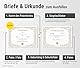 Frank Paperman® | 3x Patenurkunden und Patenbrief für Taufpaten | Klassich | Set Urkunden zur Taufe | Geschenk für Patentante und Patenonkel | Taufbrief Patenkind