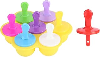 Molde de helado de silicona reutilizable antiadherente de bricolaje herramienta de fabricación de paletas (Ankroyulj4y-14)