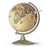 Mini globo terráqueo antiguo Nova Rico- Mini Globo terráqueo Antiguo, Multicolor (XNR-MI10041)