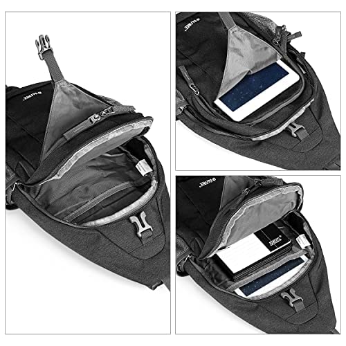 G4Free-Sling-Bag-RFID-Blocking-Sling-Backpack-Crossbody-Chest-Bag-Daypack-for-Hiking-TravelBlack