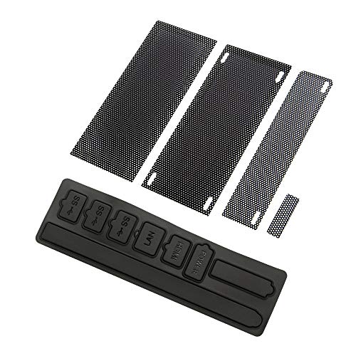 Gotruth Series S 7 Silicone Dust Plugs And 4 Pvc Meshs Set,Usb Hdmi Lan Power Cd-Driver Interface Anti-Dust Cover Dustproof Plug For Xbox Series S Console Accessories-11Pcs (Xbox Series S, Black 2) #TOP2