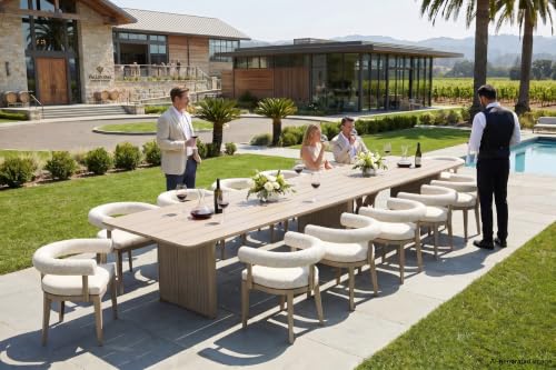 13-Piece Extra-Long Dining Set