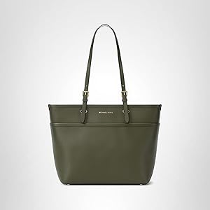 Michael Kors Winston Medium Top-Zip Pocket Tote Bag