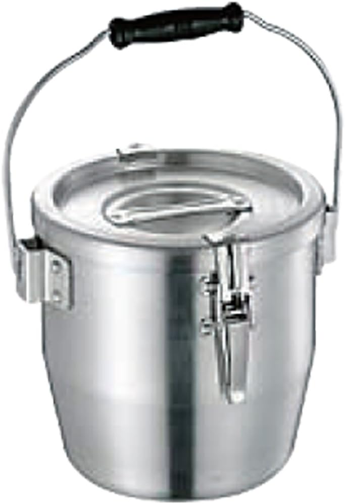 Yamashita Craft 120029039 Aluminum Taper Lunch Can, 8.3 inches (21 cm), 2.4 gal (7.0 L)