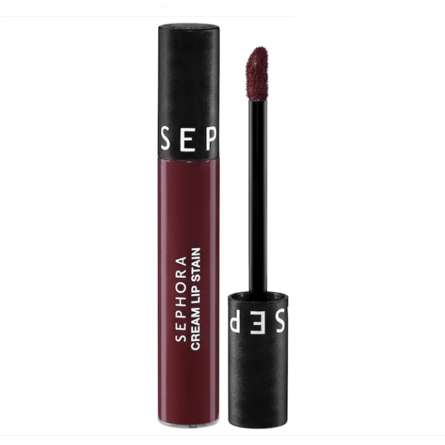 SEPHORA Cream Lip Stain Liquid Matte Lipstick - 134 Plum Madness (Matte Deep Plum Brown) - 0,​16 fl oz / 5 ml