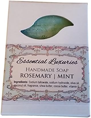 Rosemary Mint Soap - Exfoliating - Poppy Seed