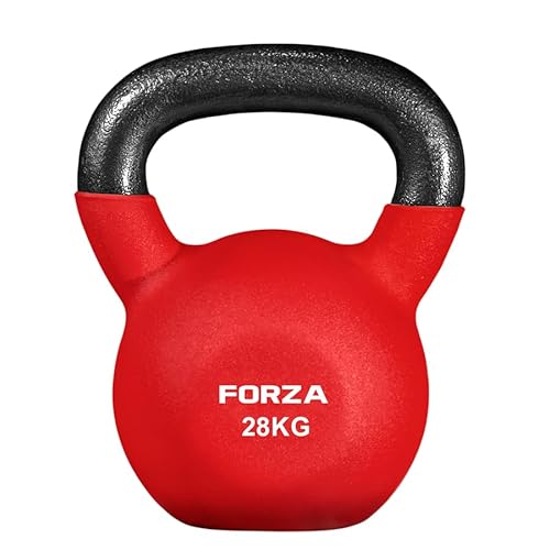 METIS Neoprene Kettlebells [4-28kg] | Exercise Equipment For Home Training & Gym Fitness – Heavy Lifting Kettlebell Weights | Cast Iron Kettlebell (28kg)