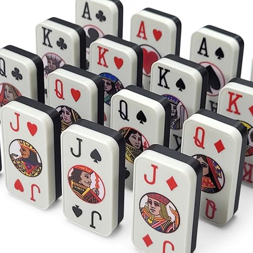 Cardian Poker Dominoes, cartas de poker duraderas plástico