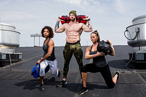 Brute Force Sandbags - Mini Sandbag - Black - Heavy Duty Sandbag Crossfit Workout Equipment Weighted Bags Heavy Sand Bags Military sandbags