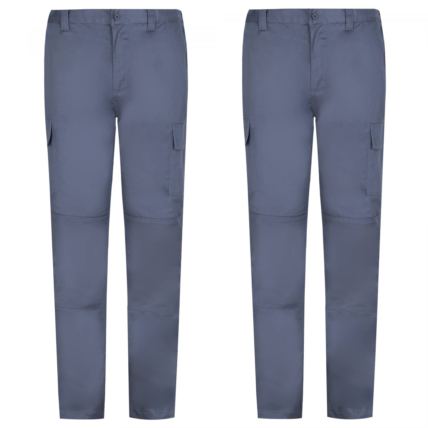 MISEMIYA - Pack 2 Pcs - PANTALÓN Hombre DE Trabajo MULTIBOLSILLO Uniforme Laboral Industrial Taller MECÁNICO Ref.9100
