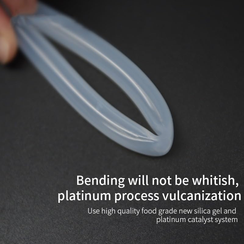 drain hose Food Grade Silicon Tube For Peristaltic Water Pump Food Grade silicone rubber tube water pump (Size : 10meter, Color : ID 6.4xOD 11.4mm)