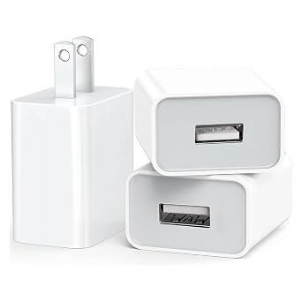 3Pack USB Camera Charger 5V 2A 10W AC DC Power Adapter for Wyze Cam V1 V2 V3 V4 Pan, Google Nest Cam, Blink 4/3/Mini XT/XT2, Ring Spotlight Ring Stick Cam, Arlo Pro Outdoor Charging Block Plug & More