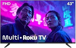 Multi Roku TV 43' Smart DLED FHD Wi-fi 3 HDMI Alexa e Google Home