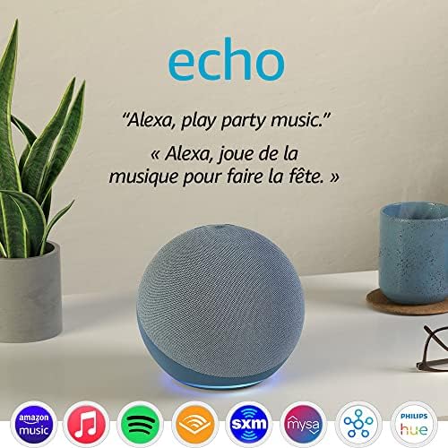 Amazon Echo, Alexa speaker with premium sound, Ideal for large be...