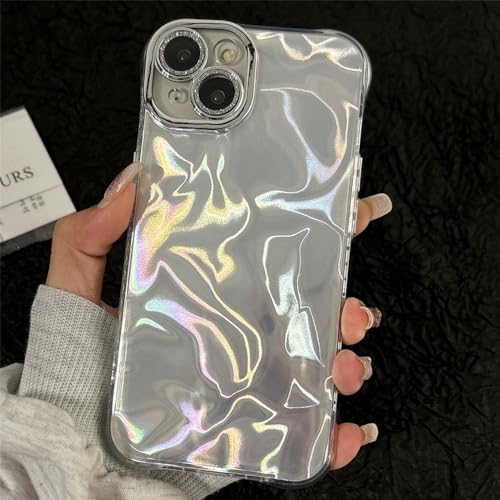 Coque iPhone 12Pro Max plume laser au fini aurore pour un design raffiné