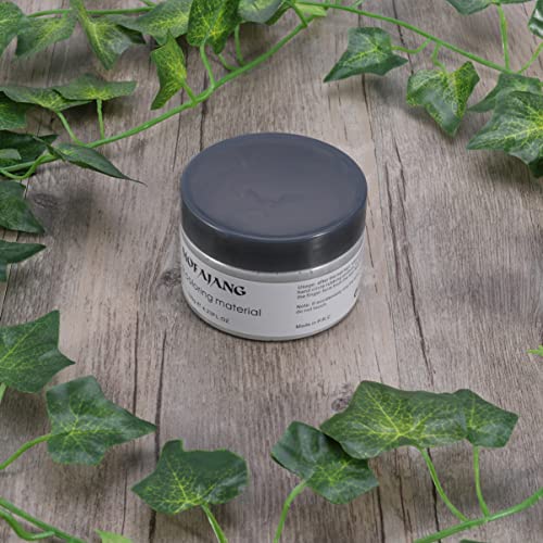 Lurrose Cera temporária para cabelo em cor profissional DIY única estilo cera de cabelo creme laváve