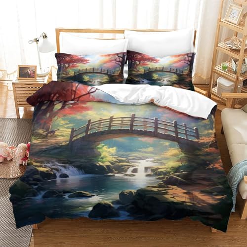 Housse de couette King coton multicolore 220x240 IOFEER