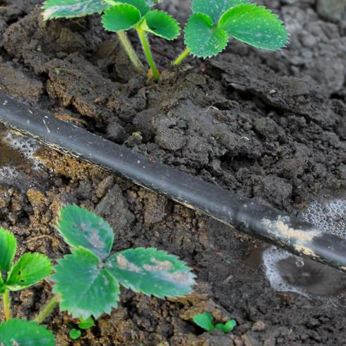 Treela 200ft 5/8 Inch Drip Tape 6" Spacing Roll 16 Mil Irrigation Hose Garden Watering Tube Line Automatic Equipment for Garden Irrigation System Flower Patio Lawn Hose by Treela - Image 3