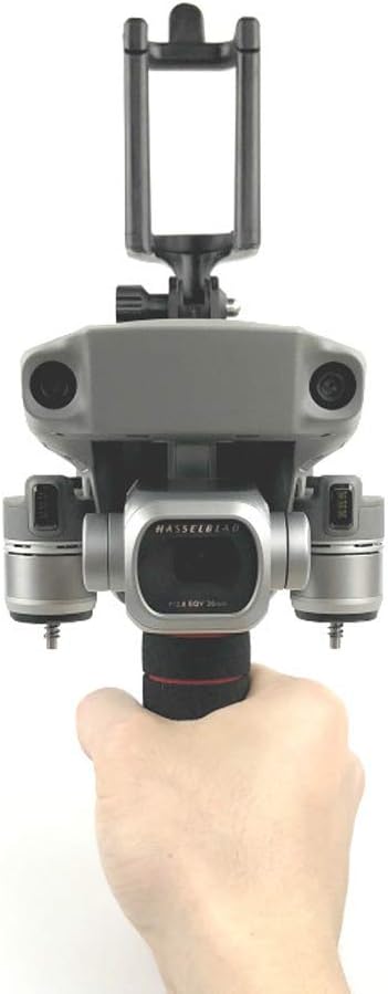 KINGWON Handheld Gimbal Stabilizer for DJI Mavic 2 Pro Fixing Camera Bracket Mount for Smartphone,Foam Handle Grip with 1/4 Screw Base