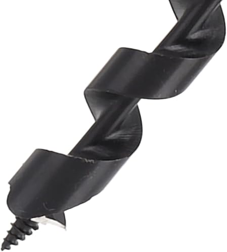 Miniatura 7 de Taladro manual de barrena de acero al carbono negro, excavadora de madera de supervivencia portátil de alta dureza para carpintería silvestre