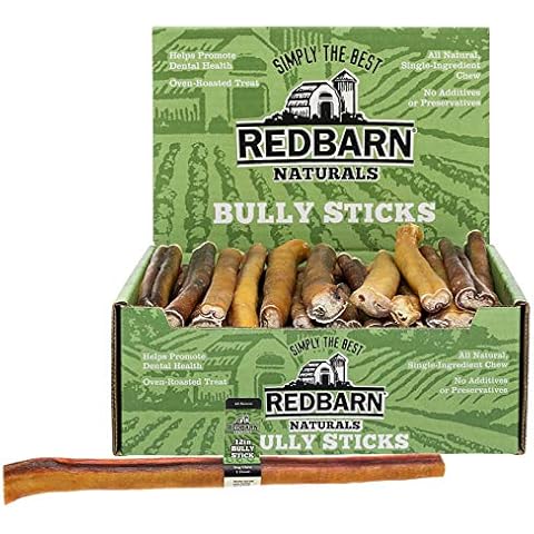 Redbarn Pet Products 12" Bully Sticks for Dogs (Case of 35) Cover