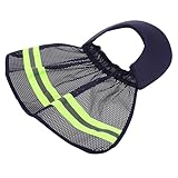 Aspect professionnel : offre une soignée et professionnelle tout en une protection solaire essentielle, ce qui en fait un complément pratique à l’équipement de tout travailleur. housse de casque de chantier, visière en maille pour casque de chantier