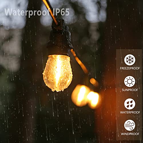S14 Replacement Led Light Bulbs, Shatterproof & Waterproof 1W S14 Led Bulbs, E26 Base Patio Edison Led Light Bulbs For Outdoor String Lights , Warm White 2200K Plastic 70Ml Non-Dimmable 48 Pack #TOP3