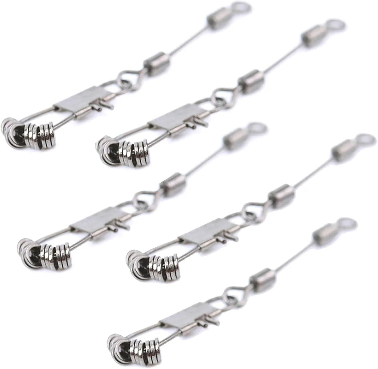 Fly Fishing Tippet Rings 15pcs Stainless Steel Euro Nymph Fly Fishing Tippet Rings, for Competition Leader Line