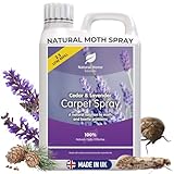Natural Carpet Moth Beetle Killer Cedar & Lavender Treatment For Larvae Cockroaches Silverfish Spiders Ants Bed Bugs Lice Ticks Fleas Made in the UK - Image 1