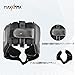 MaxxMMA Headgear L/XL Boxing MMA Training Kickboxing Sparring Karate Taekwondo (Black)