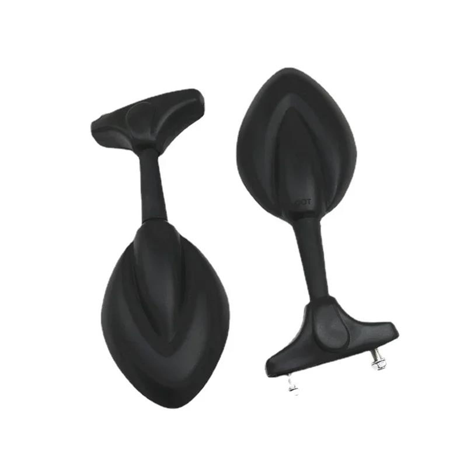 Rétroviseurs YZF R1 R6 FZ noirs en forme de coquillage pour moto sport