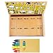 Produktbild Partituki 40 Packungen Wachsmalstifte für Kinder 6 Buntstifte pro Karton. Insgesamt 240 Crayons. Ideal für Partytaschen, Schulen, Klassenzimmer