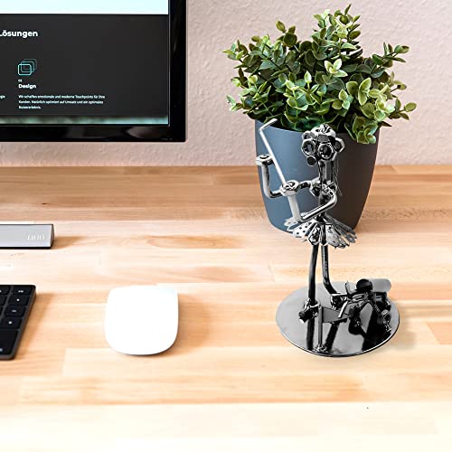 Cool Iron Art Statue Sports Figure Girl Playing Golf Statue Metal Sculpture Figurine For Mother's Day Birthday Christmas Woman Girl Golfer Athletes Gift Office Home Garden Desk Decor Ornaments #TOP5